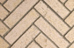 Superior Mosaic Masonry™ Ivory Split Herringbone Brick Liner (F0341) (MOSAIC36M5-GEORGIAN IVRY)
